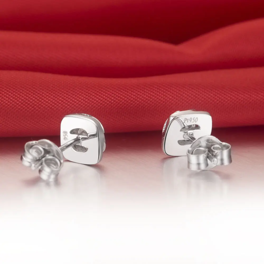 Test Positive 0. 3CT/шт. Висячие Стильные Серьги C &amp сертифицированные настоящие Твердые