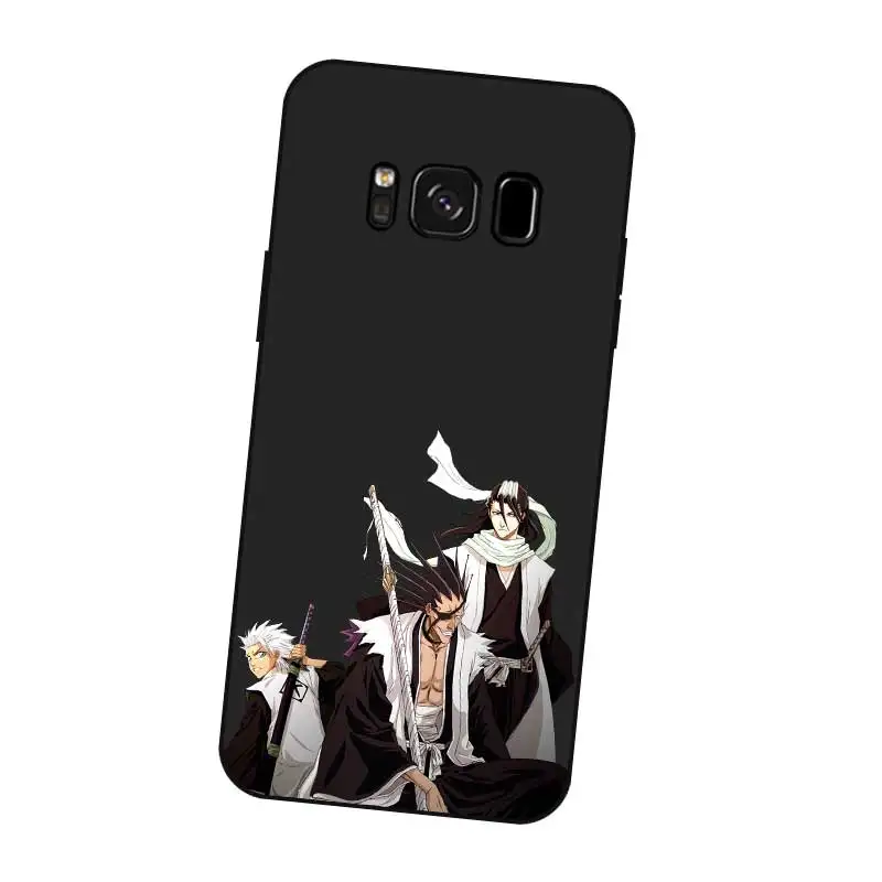 P018 Bleach Cool Black Silicone Case Cover For Samsung Galaxy S5 S6 S7 S8 S9 S10 5G S10E S11 S11E Lite Edge Plus |