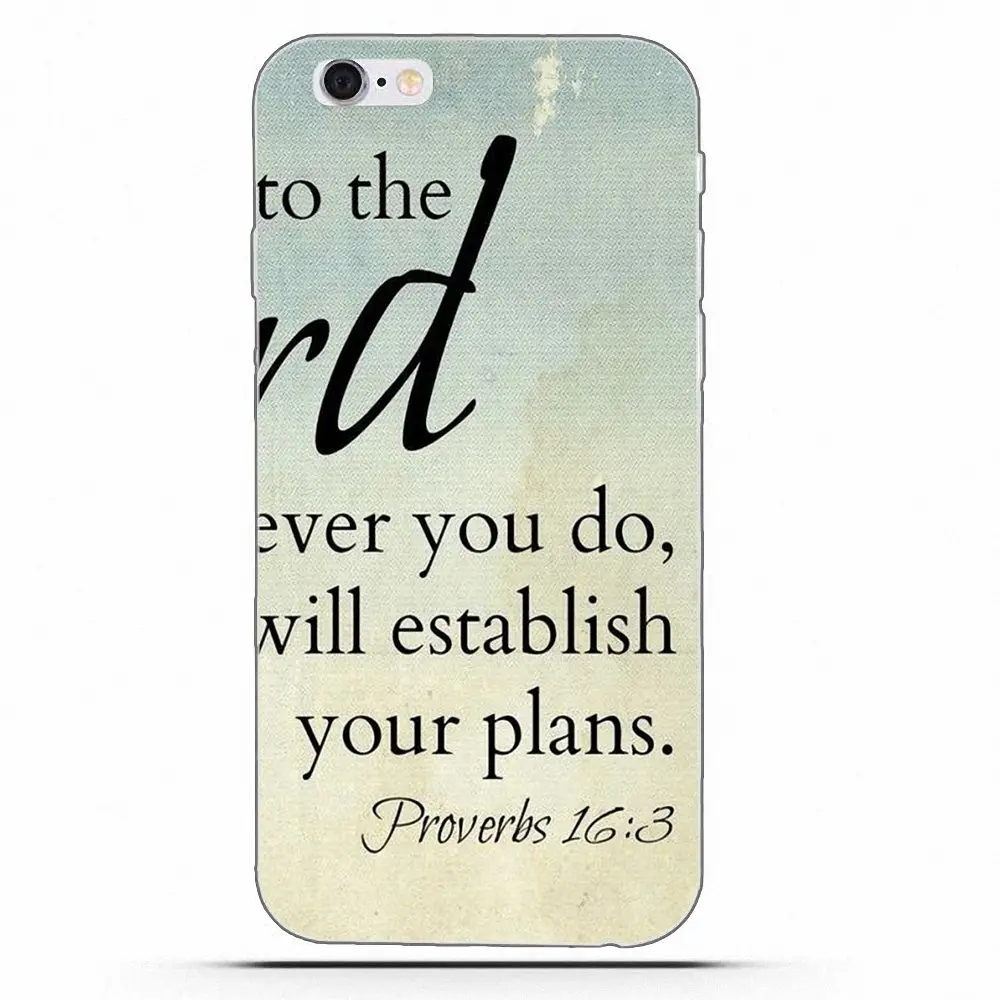 TPU Phone Bible Verse Proverb Christ 3 For HTC Desire 530 626 628 630 816 820 One A9 M7 M8 M9 M10 E9 Plus U11 Moto G G2 G3 | Мобильные