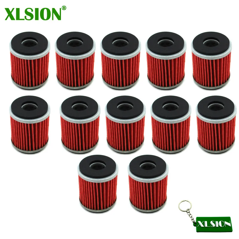 Масляный фильтр XLSION 12x для Yamaha YZF R125 125 WR 125R 125x YZ 250 250F 450F 450 WR250F WR450F WR250X WR250R YZ450F YZ250F