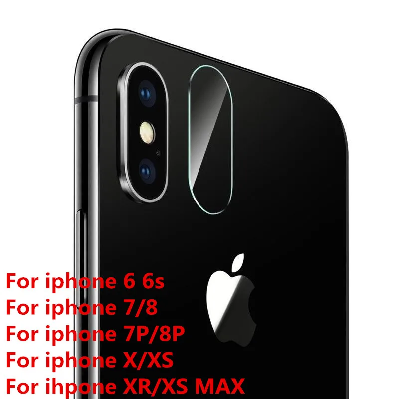 2 шт. чехол для объектива камеры iphone 6 6s 7 8 Plus защитная пленка из закаленного стекла