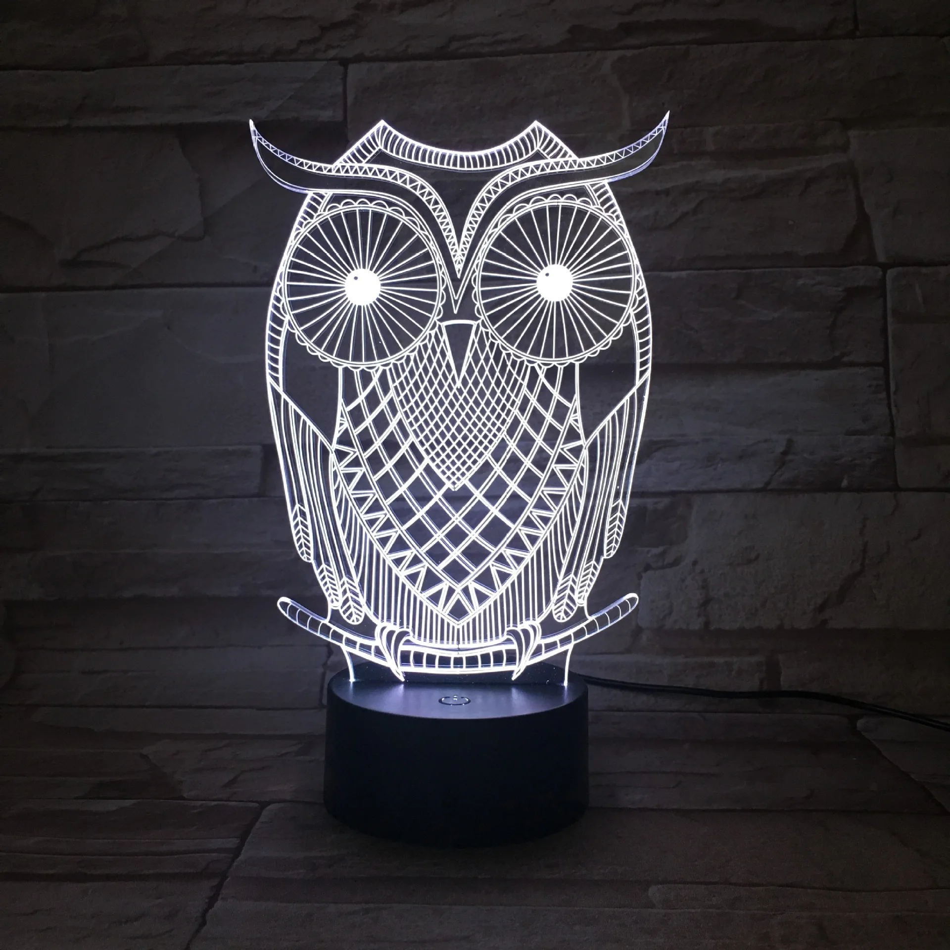 Lamparas De Mesa абажур для настольных ламп акриловый 3d ночник детской комнаты Usb