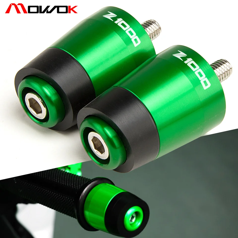 

CNC billet Handlebar Grips Bar Ends Slider For KAWASAKI Z1000 Z1000SX z 1000 sx 2010 2011 2012 2013 2014 2015 2016