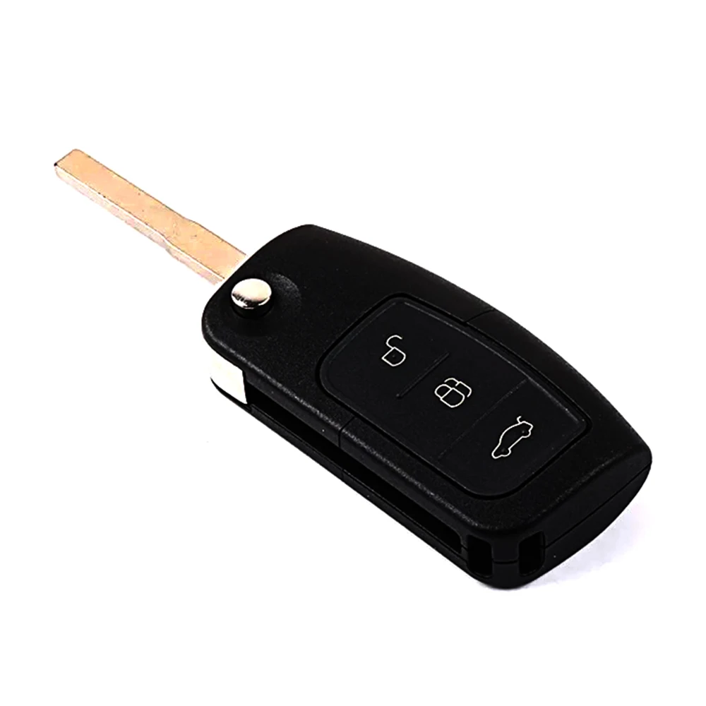 JEAZEA складной ключ с 3 кнопками для Ford Fiesta Galaxy Kuga S Max C Mondeo MK4 2003 2008 2010|Ключ от авто| |