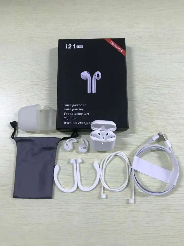 Новый I21 СПЦ Pop up + сенсорный функция wrieless зарядки гарнитура TWS Bluetooth 5 0 4D бас