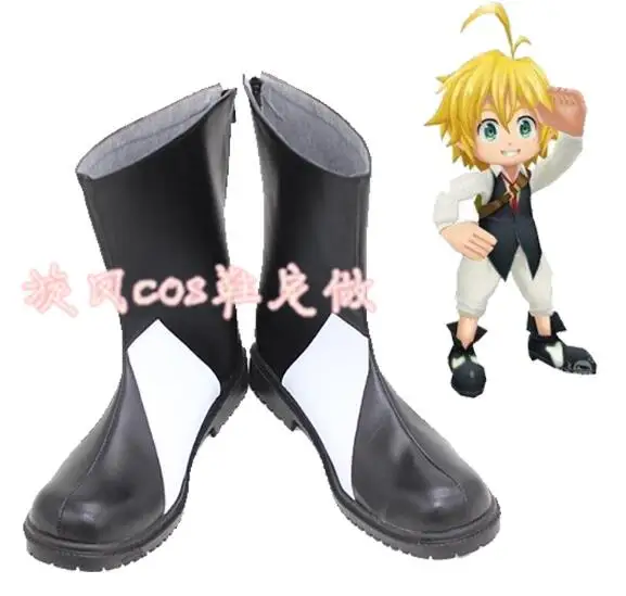 Сапоги Imashime no fukkatsu Meliodas Семь смертных грехов сапоги для косплея ручной работы из