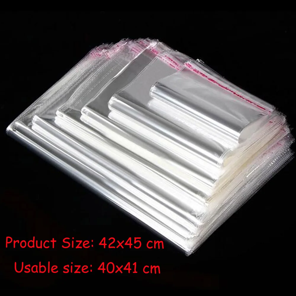 20pcs42x45cm 20/40/50/100/300/500/1000 шт.; ; детское нижнее белье "сделай сам" прозрачные целлофановые пакеты Пластик из полиуретана с открытыми порами карты Дисплей самоклеющиеся кожуру печать - Цвет: 20pcs42x45cm