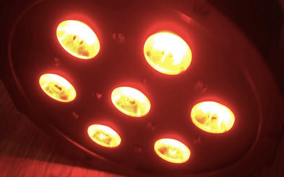 Плоский светодиодный светильник par 7x9W 3 в 1 тройной тонкий RGB светодиод Par Can