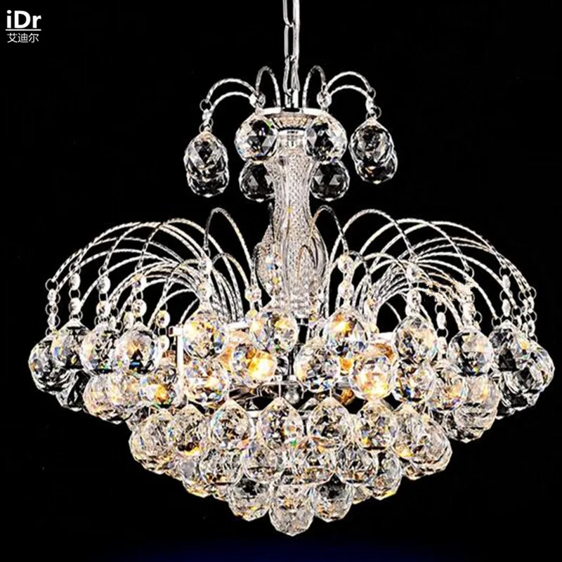 Простая и современная светодиодная хрустальная лампа для ресторана спальни