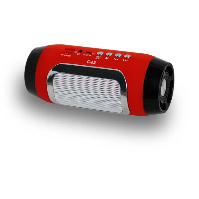 Портативная беспроводная Bluetooth-Колонка C-65 Super Bass мини-стереоколонка s MP3 FM радио