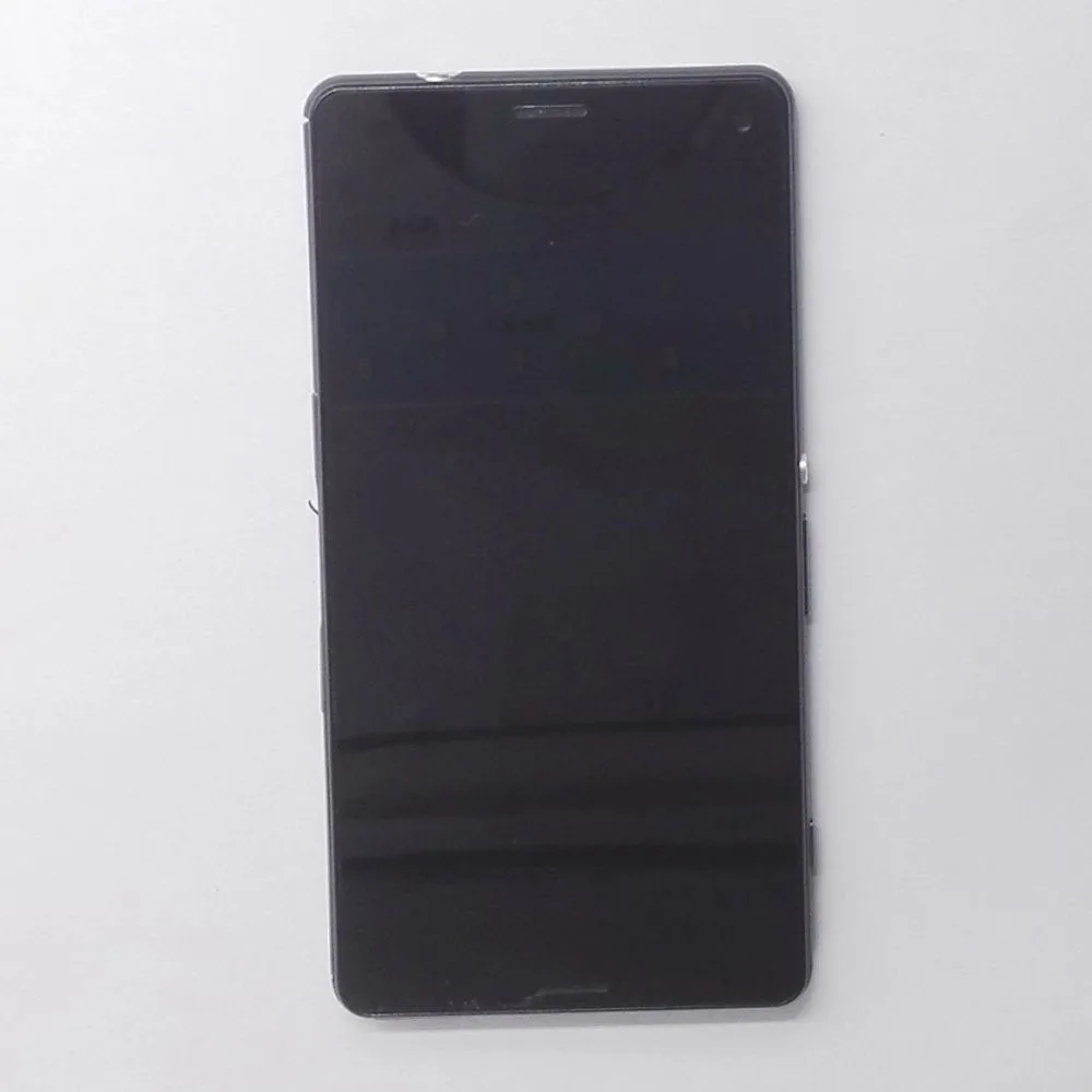 ЖК экран для Sony z3 compact D5803 D5833 дигитайзер сенсорного стекла + рамка в сборе запасные