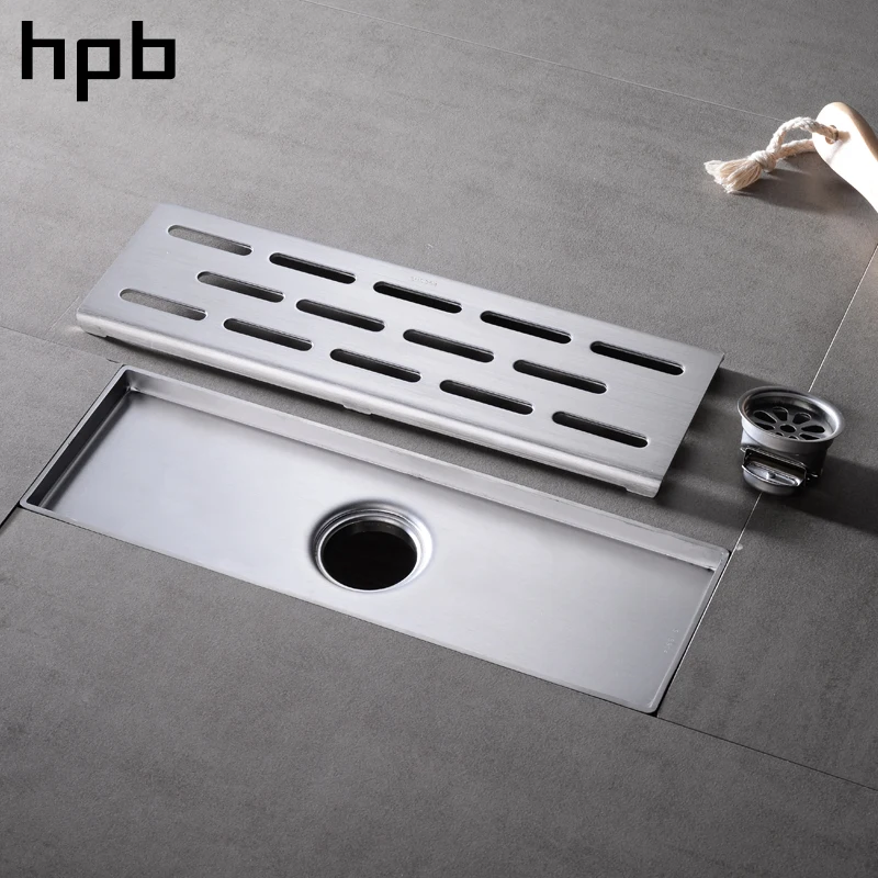 HPB 30x10 см квадратный трап из нержавеющей стали 304 анти запах ванная комната