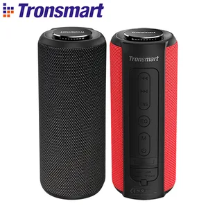 tronsmart t6 plus bluetooth speaker 40w portable speaker deep bass soundbar ipx6 waterproof power bank function soundpulse free global shipping