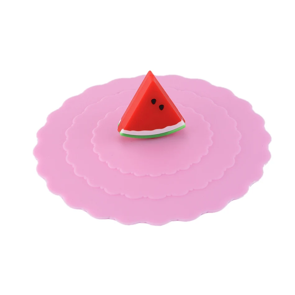 Силиконовая Милая Пылезащитная стеклянная крышка для чашек кофейных кружек