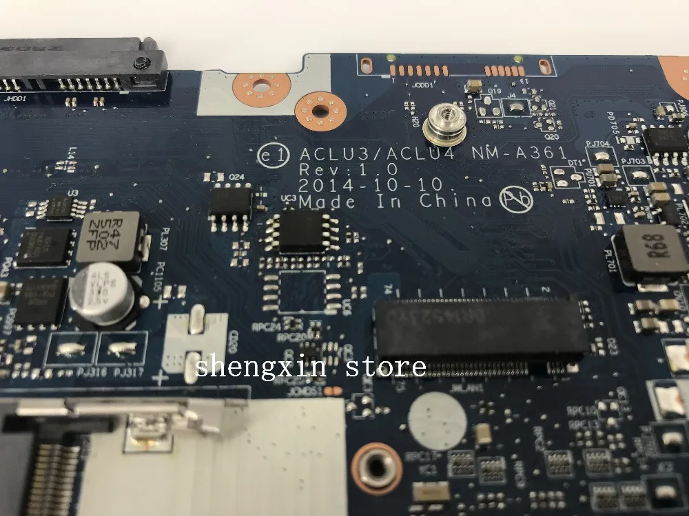 FUR 5B20H14373 ACLU3/ACLU4 NM A361 материнская плата для Lenovo G50 80 3805U SR210 SR24B 3825U|Материнские платы|