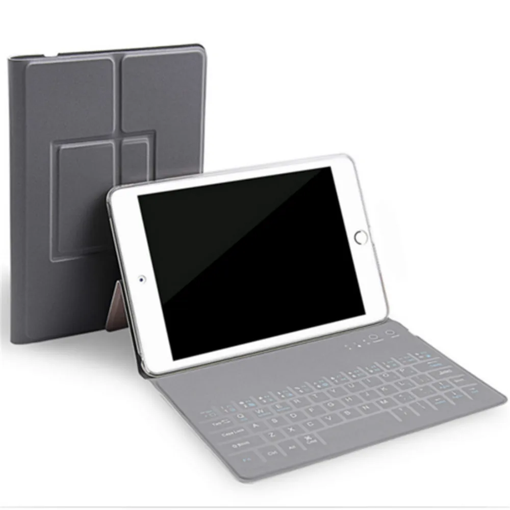 Gerleek Чехлы C клавиатурой Bluetooth для Планшет iPad Pro PC 10," дюймов крышка Беспроводной складной ультратонкая клавиатура Shell