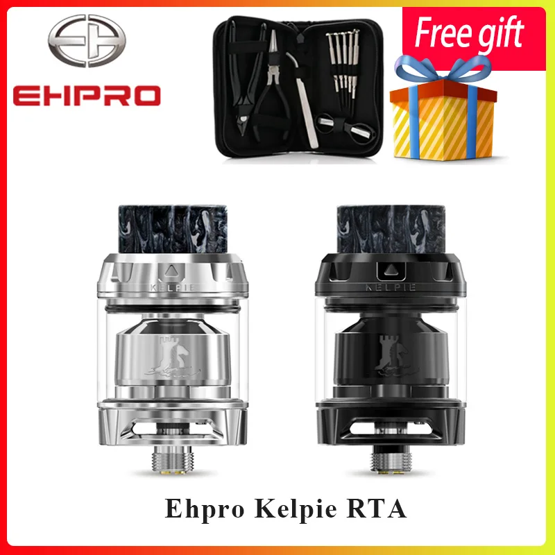 Новейший резервуар для вейпа Ehpro Kelpie RTA 2 мл/3 5 мл емкость с двойным постом сборки и