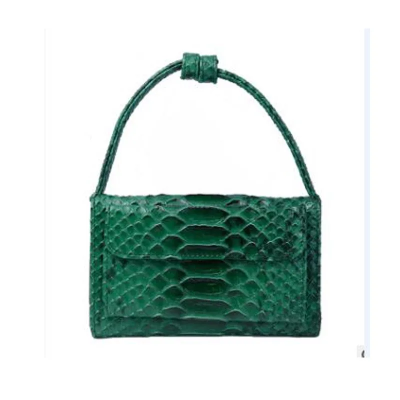 Serpentine Genuine Leather Chains Shoulder Bags Women's Silver Crossbody Bag Ladies Clutch Messenger IPhone Packet | Багаж и сумки