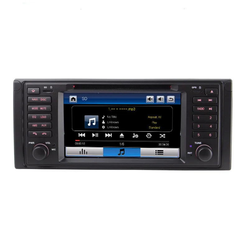 7 дюймов 1 Din автомобильный dvd-плеер GPS навигационная система для BMW E53 X5 E39 M5 1995 1996 1997
