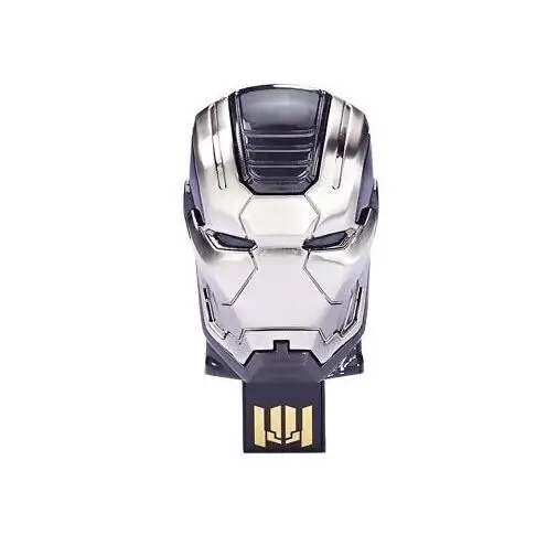 Модель, Железный человек, USB флеш-накопитель, 64 ГБ, 32 ГБ, 16 ГБ, 128 ГБ, Автомобильный ключ, карта памяти, флеш-накопитель, u-диск, флешки, светильник для глаз