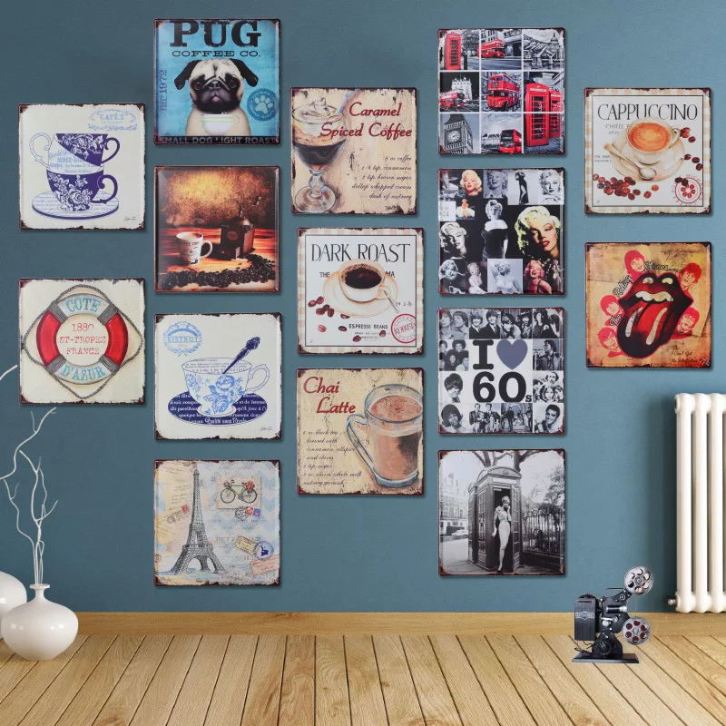 Keating Bicycle style Bar cafe restaurant wall adornment household to stick on the |