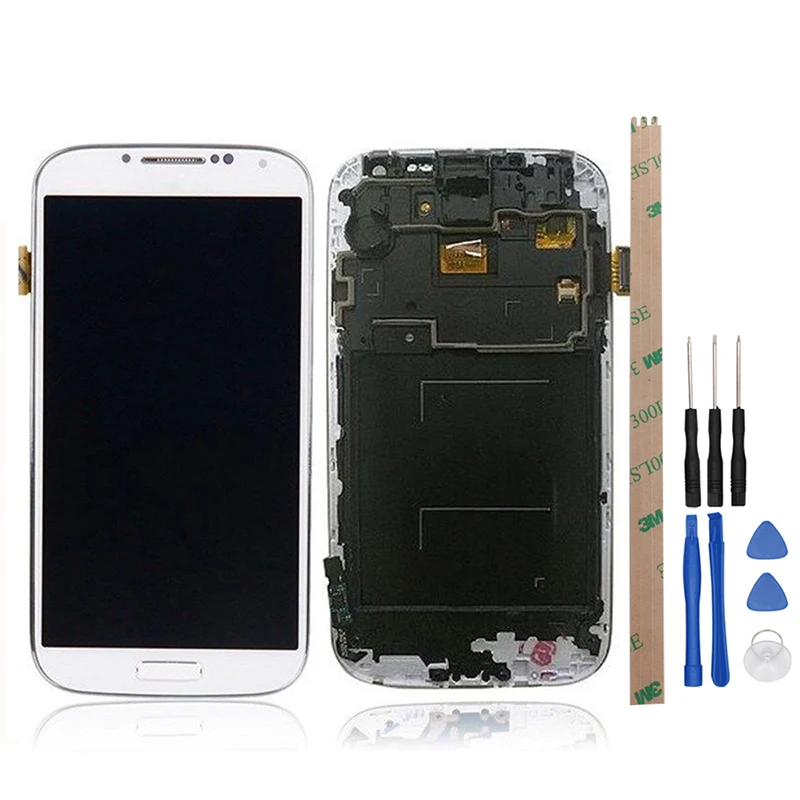ЖК-дисплей и сенсорный экран Alesser для samsung Galaxy S4 i337 M919 регулировка яркости 5 0 дюйма