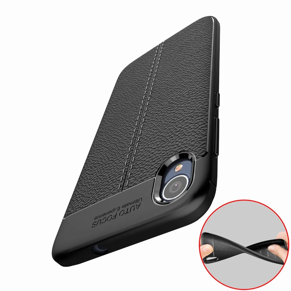 Текстурный чехол Lichee для Asus Zenfone Live L1 Za550Kl задняя крышка телефона чехол|Бамперы| |