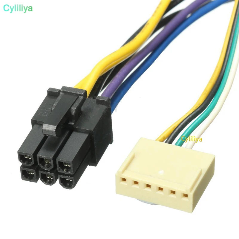 100 шт. 30 см SFF материнская плата 24pin на 2 порта 6pin 18 AWG адаптер питания для HP Z220 Z230 ATX PSU