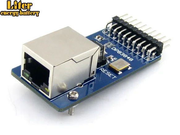 10 шт./лот Waveshare DP83848 модуль Ethernet платы 10/100 Мб/с физический слой управления