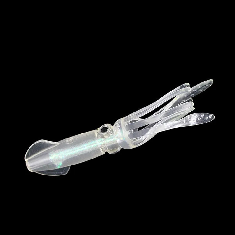 5 искусственных кальмаров приманка большой мягкий осьминог 10 см 9 г тело внутри