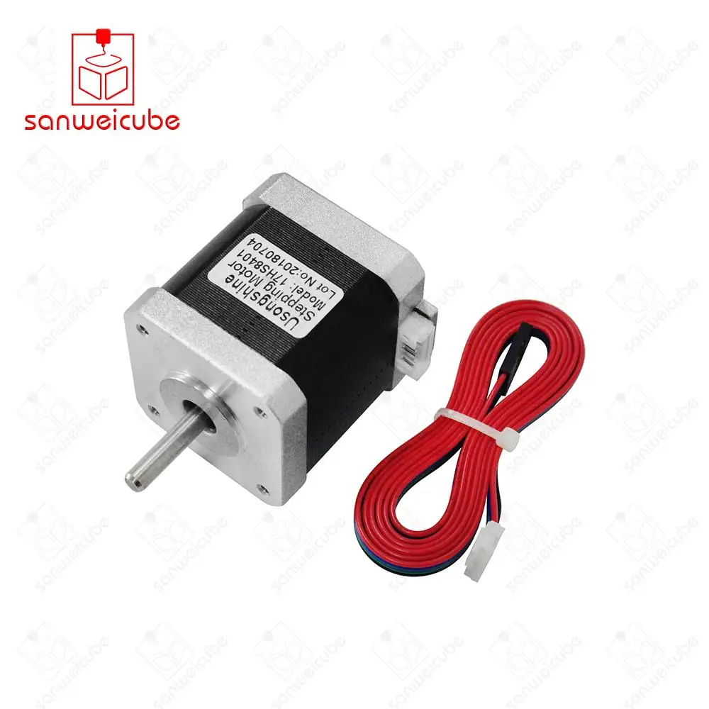 Usongshine 5 шт./лот 4-свинец 17HS8401 мотор Nema17 шаговый двигатель с проводами 42 двигатель 1.8A CE Рош ЧПУ лазер для 3D принтер моторы