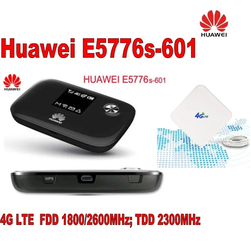 Открыл Huawei E5776 e5776s 601 150 Мбит/с Беспроводной маршрутизатор + 35dbi TS9 антенны|wireless