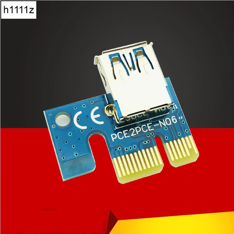 Высокоскоростной USB порт фреза PCI Express 1x Райзер-адаптер для майнинга | Компьютеры и