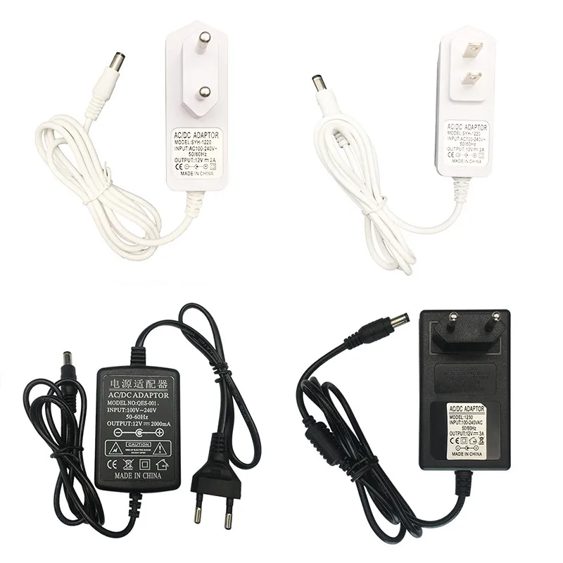 AC 100V 240V DC/DC 12V 2A 3A Трансформаторы освещения блок питания светодиодной ленты