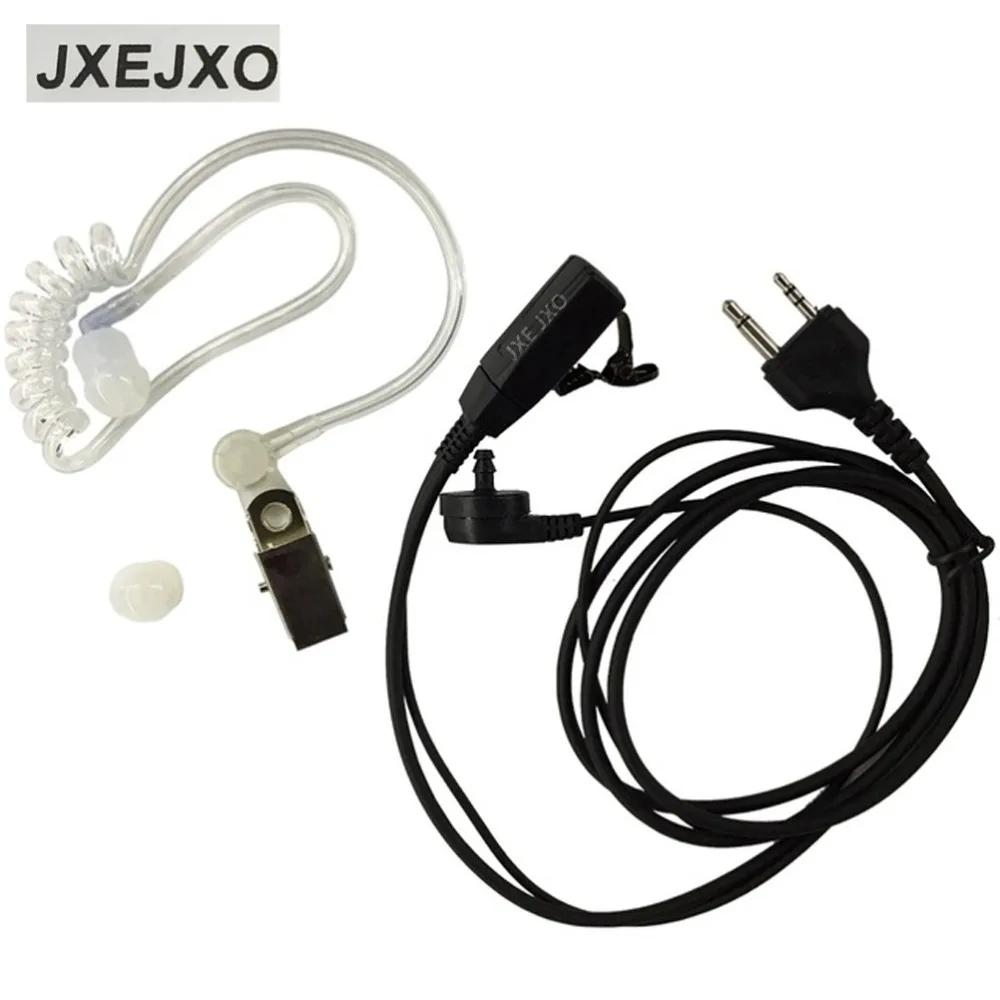 JXEJXO 2 Pin PTT Air Tube наушники с микрофоном для MIDLAND G6/G7/G8/G9 GXT550 GXT650 LXT80 LXT110 LXT112 Walkie Talkie