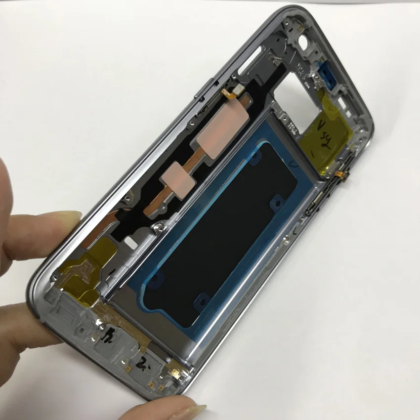Металлический ободок Рамки Корпус шасси с боковыми ключ для Samsung Galaxy S7 G930 G930F g930h