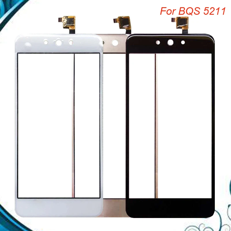 Дигитайзер сенсорного экрана для BQ 5211 BQ5211 BQS BQS5211 черный и белый цвета 100%