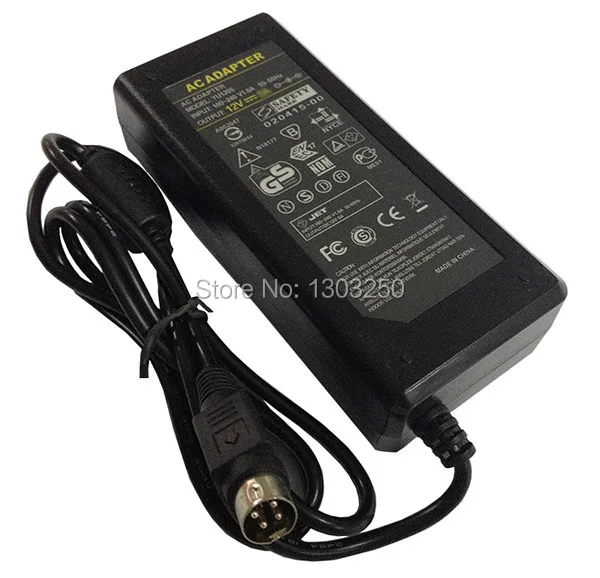 Адаптер питания с 4 контактным адаптером переменного тока 1 шт. 12 В 5 А 60 Вт