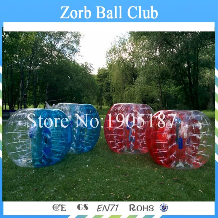 Бесплатная доставка 1 0 метра Диаметр ТПУ бампер мяч пузырь футбол Зорб для