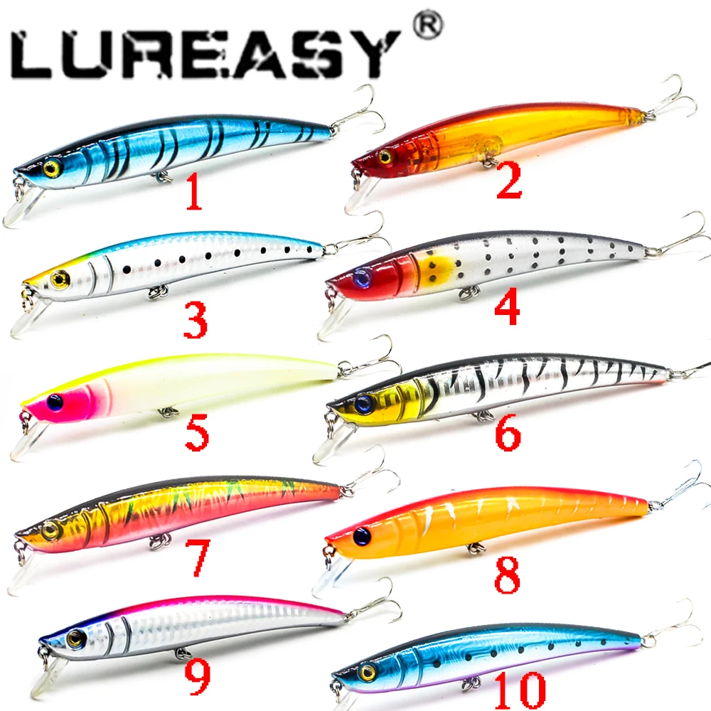 Рыболовная приманка LUREASY 12 см/12 г искусственная жесткая карандаш глубоководная