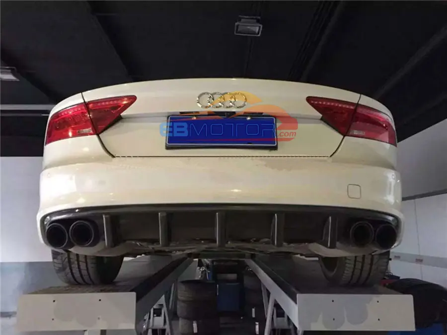 Неокрашенный DTM стиль стекловолокно задний диффузор для Audi A7 S7 RS7 2012UP
