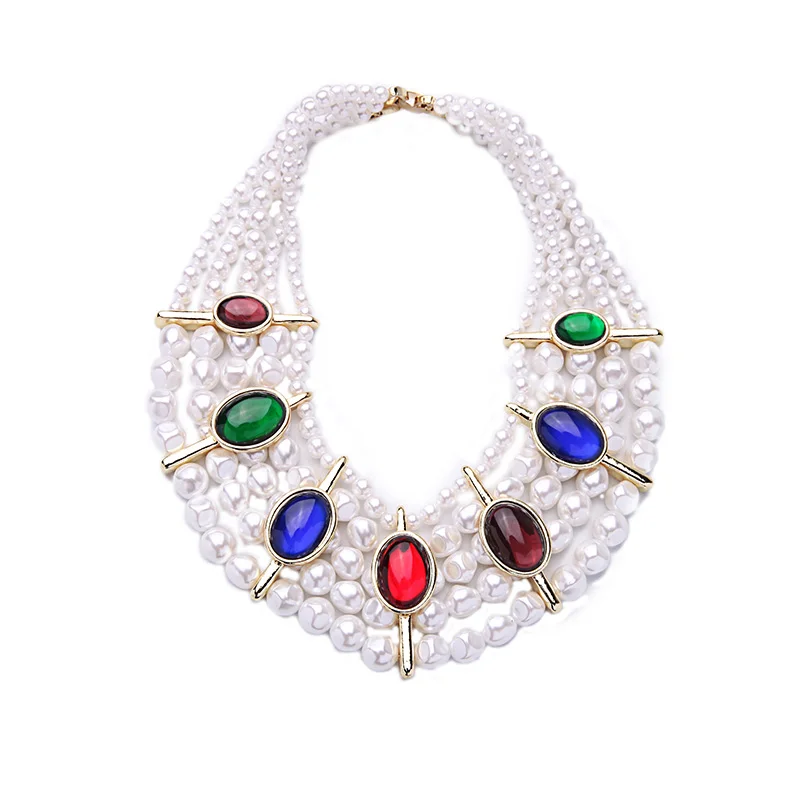 Ши Цзе дизайнерское благородное большое ожерелье воротник имитация