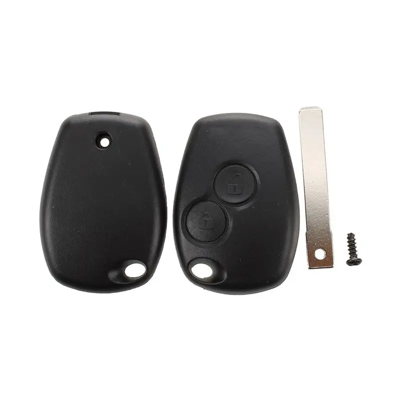 Чехол с 2 мя кнопками для дистанционного ключа Plip Clio Renault Modus Teddy 3 black|Заготовки