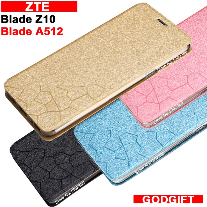 Godgift ZTE лезвие Z10 Чехол кожаный Роскошные Водный куб PU флип чехол для a512 случае 4