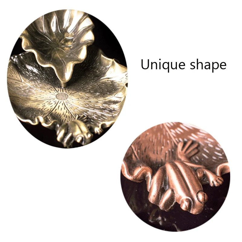 F бронзовая медная горелка обратного потока благовоний база античный держатель