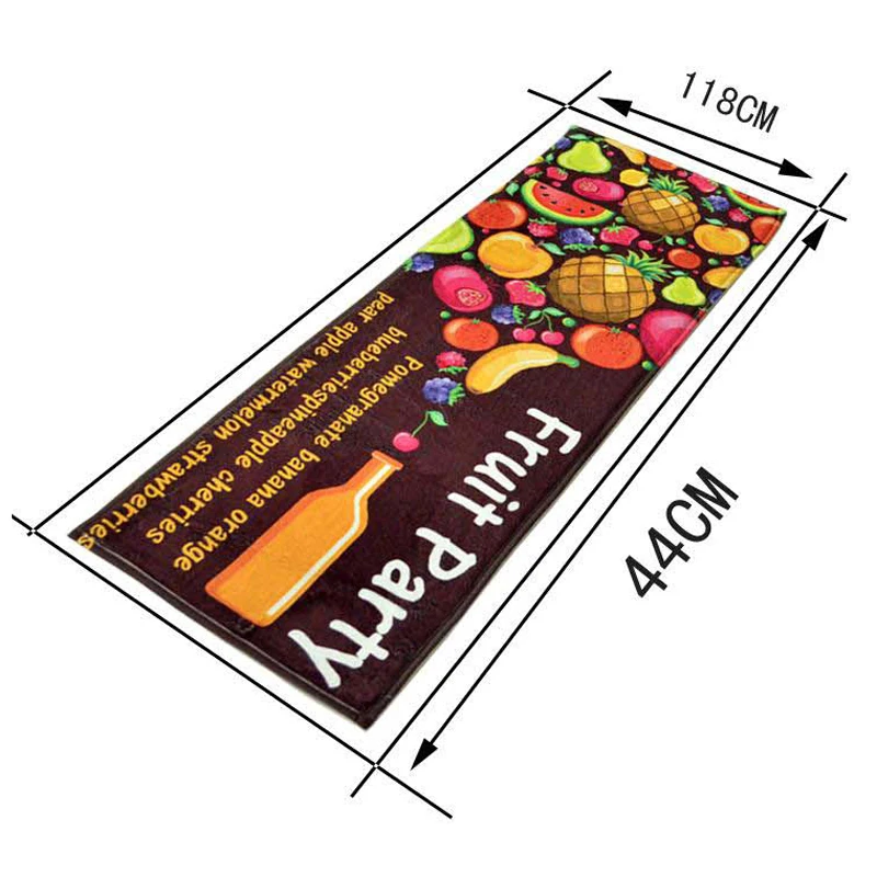 Ковры для домашнего декора прикроватные коврики с принтом фруктов Придверный