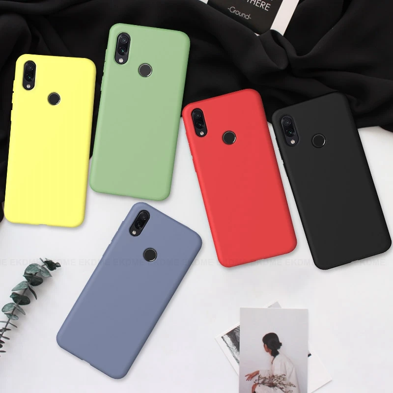 For Xiaomi Mi8 Lite Mi A2 6X Mi9 Mi9 SE CC9 Pro CC9E A3 Silicone Liquid Soft Case For Redmi 7 K20 Pro Note 6 7 8 Pro 8T 8 8A