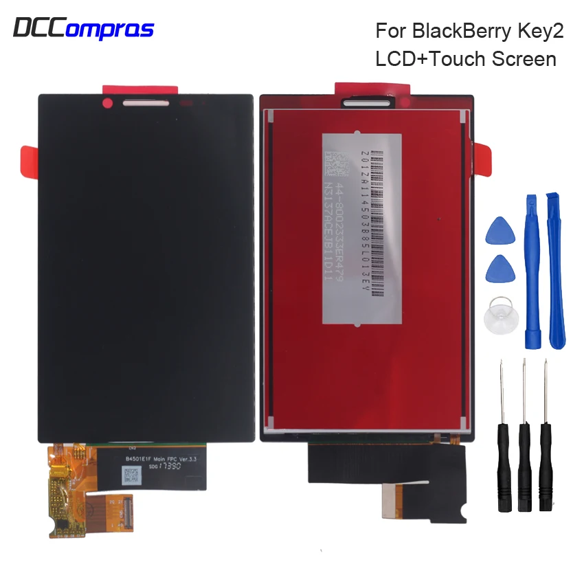 ЖК-дисплей 4 5 дюйма для BlackBerry Key2 кодирующий преобразователь сенсорного экрана в