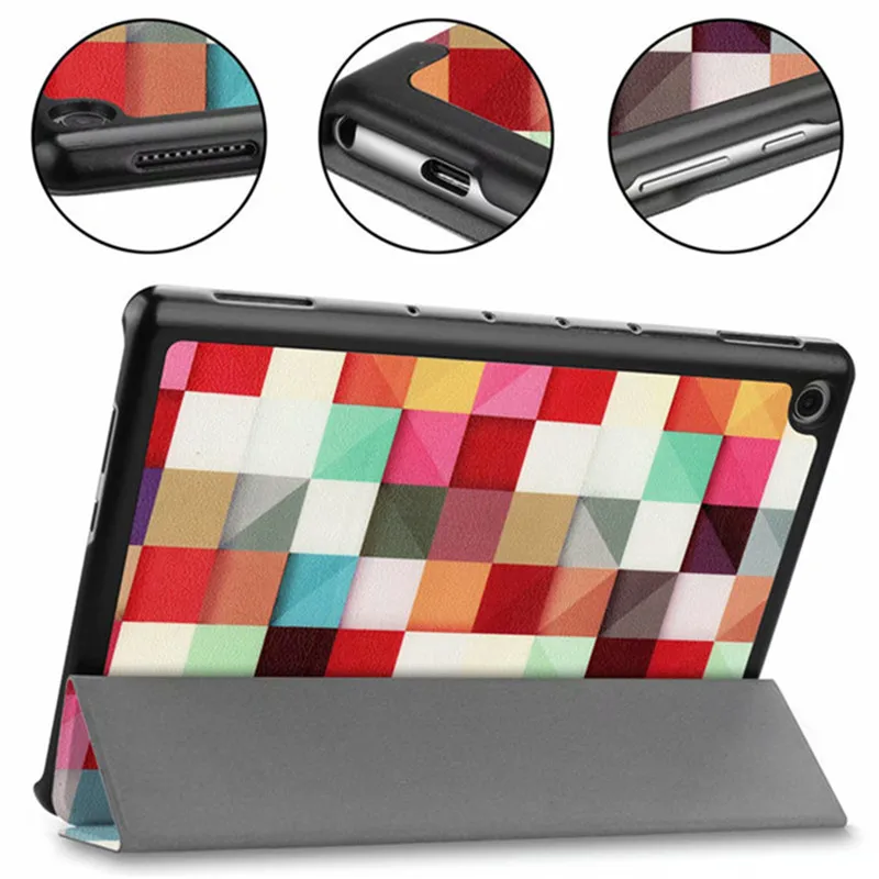 Принт чехол для huawei MediaPad M5 lite10'' Lite 10 BAH2-L09/W19 DL-A планшеты 1 + Защитная пленка