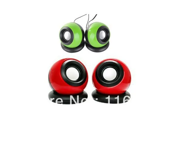 Free Shipping Eye shape #2 Multimedia Loudspeak Mini Music Speaker Box Portable Loudspeaker For Notebook PC MP4 Phone | Электроника